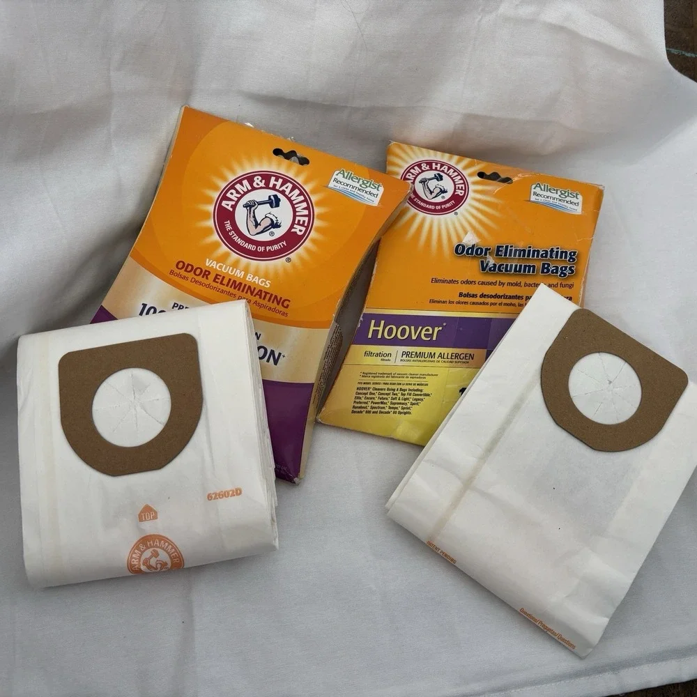 Arm‎ & Hammer Hoover Type A Vacuum Bags 2 Packages-Odor Eliminating Bags